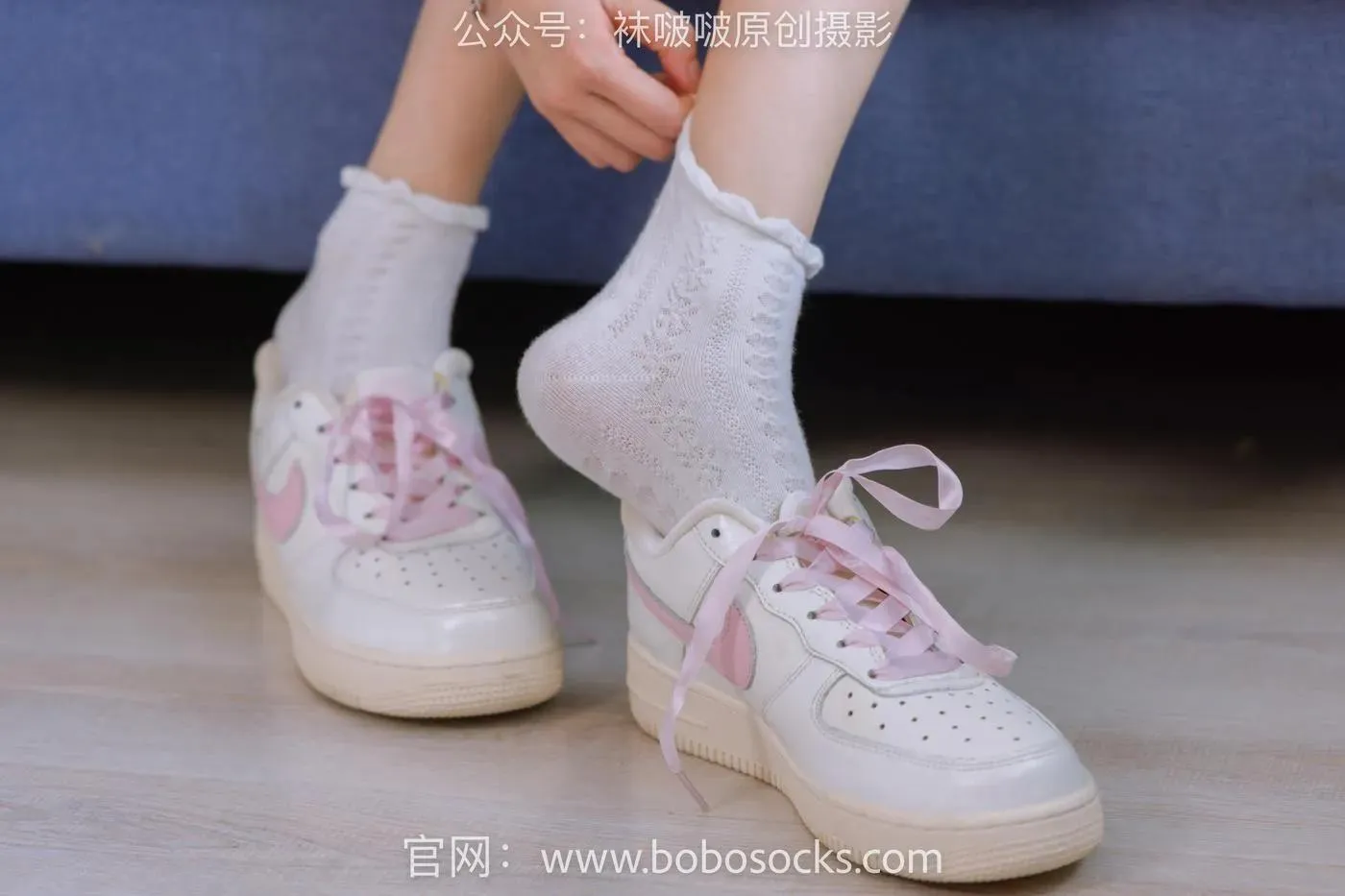 [BoBoSocks袜啵啵]NO.147 稚予-空军一号板鞋、白棉袜、体操服 [139P]插图8